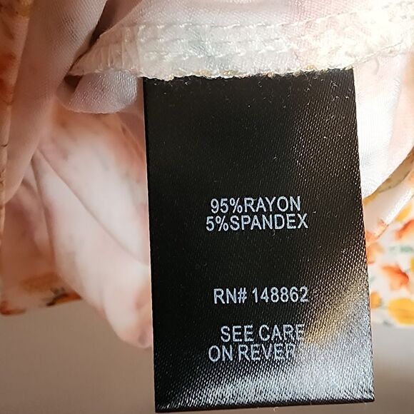 6X 30W Torrid Yellow Super Soft Sweetheart Ruched Babydoll Tank Top Floral cinch - Picture 6 of 8